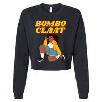 Bomboclaat Funny Jamaican Tiktok Twitter Trending Meme Cropped Pullover Crew