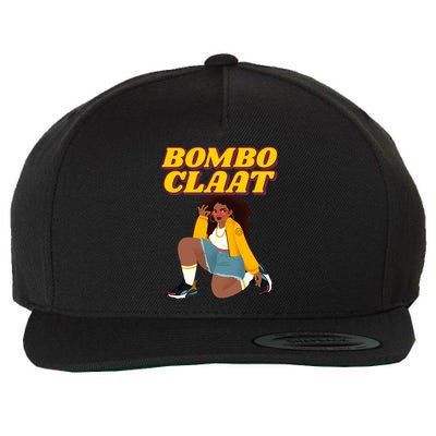 Bomboclaat Funny Jamaican Tiktok Twitter Trending Meme Wool Snapback Cap