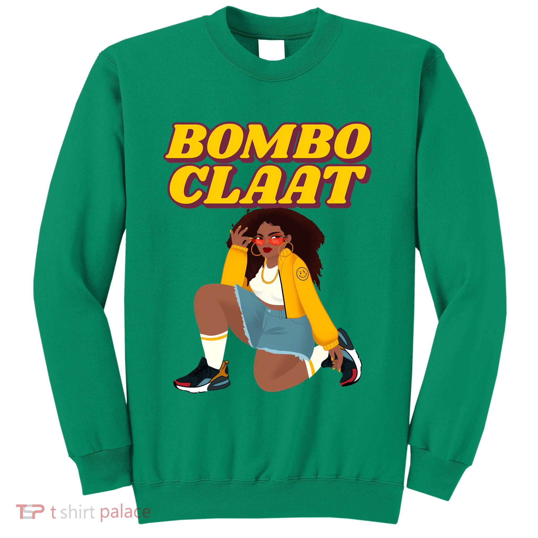 Bomboclaat Funny Jamaican Tiktok Twitter Trending Meme Sweatshirt