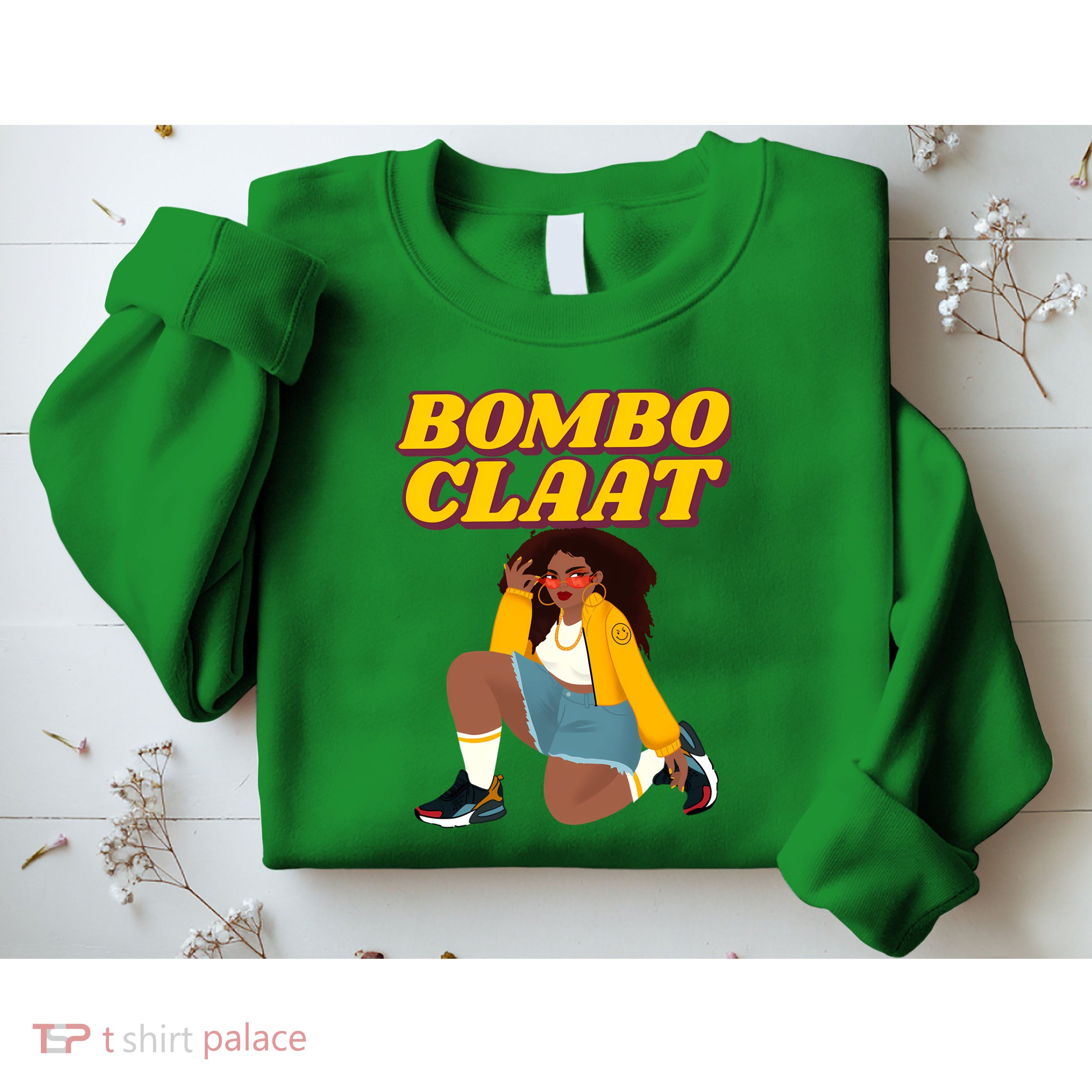 Bomboclaat Funny Jamaican Tiktok Twitter Trending Meme Sweatshirt