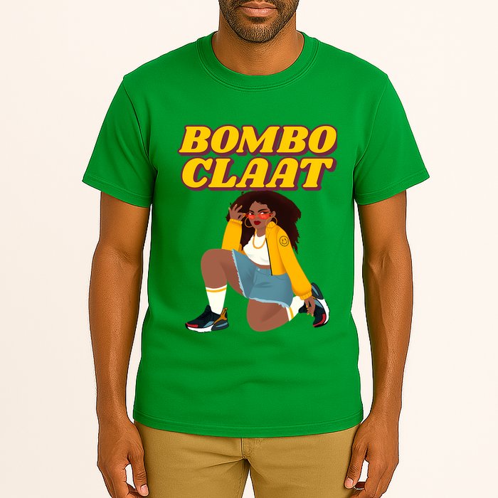 Bomboclaat Funny Jamaican Tiktok Twitter Trending Meme Tall T-Shirt