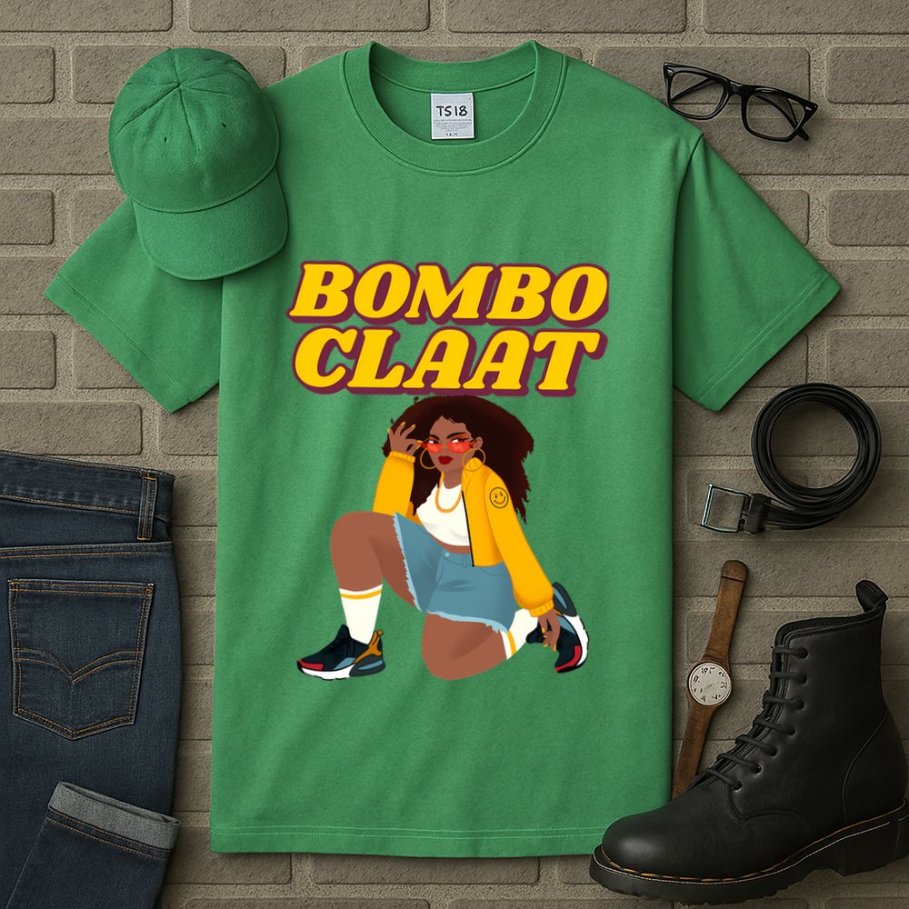 Bomboclaat Funny Jamaican Tiktok Twitter Trending Meme Tall T-Shirt