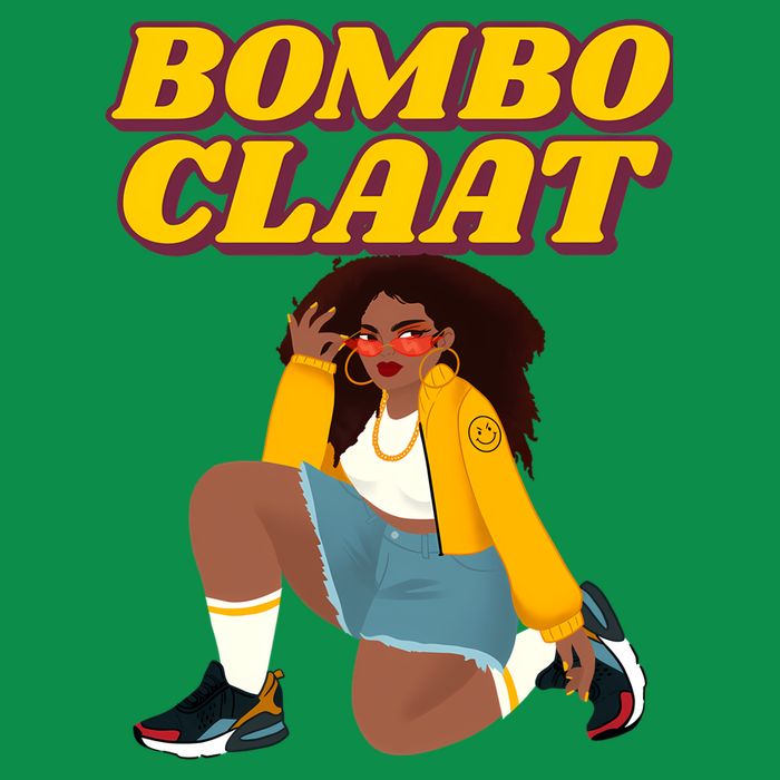 Bomboclaat Funny Jamaican Tiktok Twitter Trending Meme Button