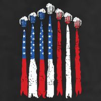 Beer Fighter Jet American Flag Usa 4th Of July Drinking Beer Adult Drive Performance Visor