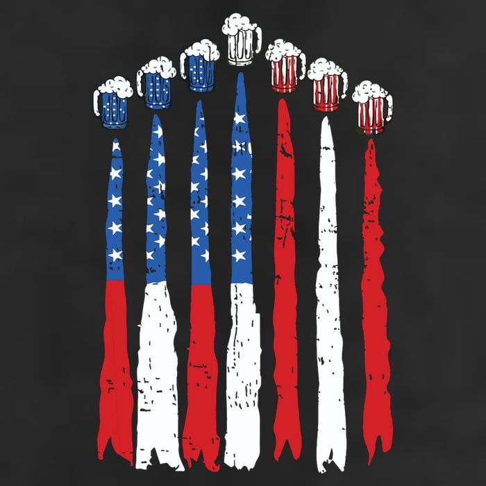 Beer Fighter Jet American Flag Usa 4th Of July Drinking Beer Adult Drive Performance Visor
