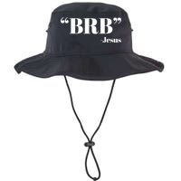 Brb Funny Jesus Quote Be Right Back Bucket Hat