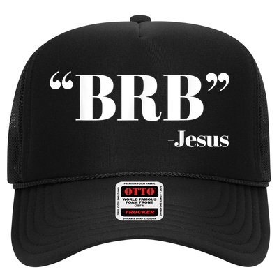 Brb Funny Jesus Quote Be Right Back Hat