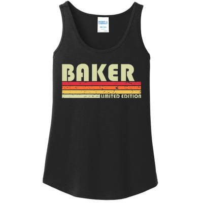 Baker Funny Job Title Profession Birthday Worker Idea Ladies Essential Tank