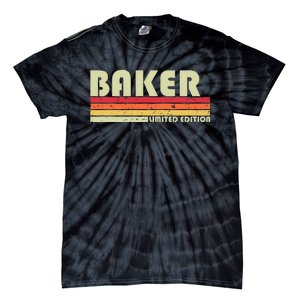 Baker Funny Job Title Profession Birthday Worker Idea Tie-Dye T-Shirt