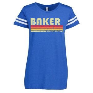 Baker Funny Job Title Profession Birthday Worker Idea Enza Ladies Jersey Football T-Shirt