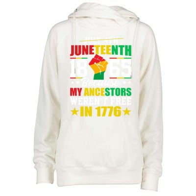 Black Freedom June 19th 1865 Junenth Celebrate Cool Gift Womens Funnel Neck Pullover Hood