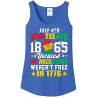 Black Freedom June 19th 1865 Junenth Celebrate Cool Gift Ladies Essential Tank