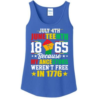 Black Freedom June 19th 1865 Junenth Celebrate Cool Gift Ladies Essential Tank