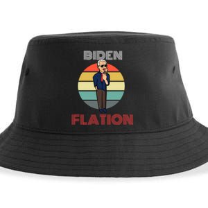 Biden Flation Joe Biden Sunset Sustainable Bucket Hat