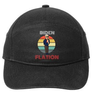 Biden Flation Joe Biden Sunset 7-Panel Snapback Hat