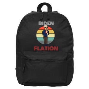 Biden Flation Joe Biden Sunset 16 in Basic Backpack