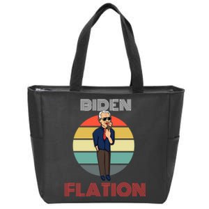 Biden Flation Joe Biden Sunset Zip Tote Bag