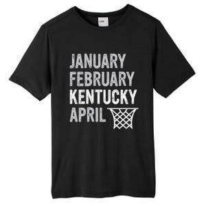 Basketball Fan January February Kentucky April Tall Fusion ChromaSoft Performance T-Shirt