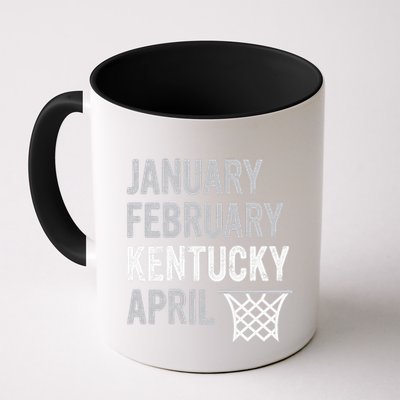 Basketball Fan January February Kentucky April Mug