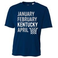 Basketball Fan January February Kentucky April Cooling Performance Crew T-Shirt