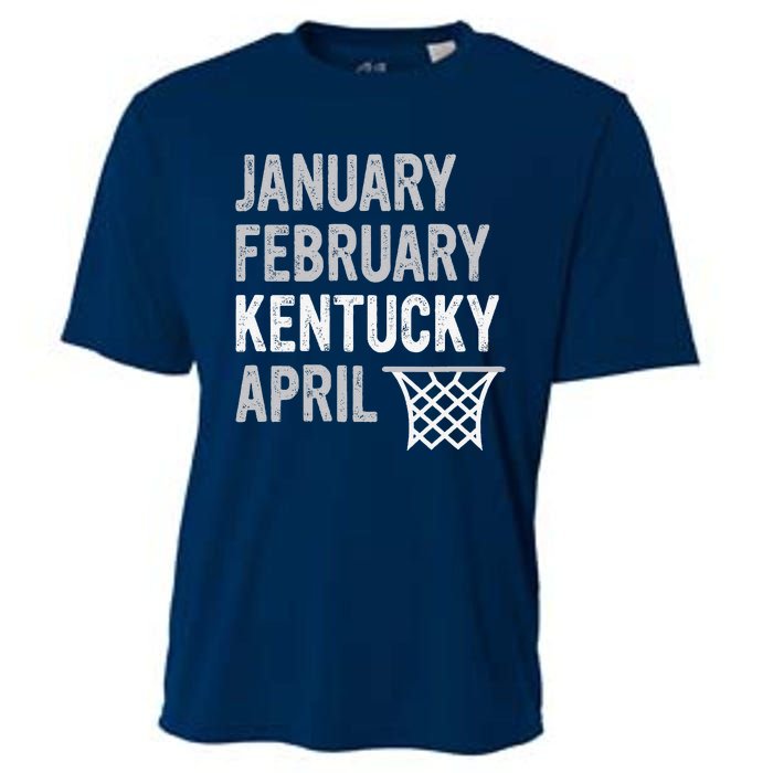 Basketball Fan January February Kentucky April Cooling Performance Crew T-Shirt