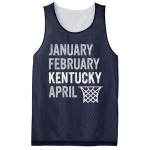 Basketball Fan January February Kentucky April Mesh Reversible Basketball Jersey Tank