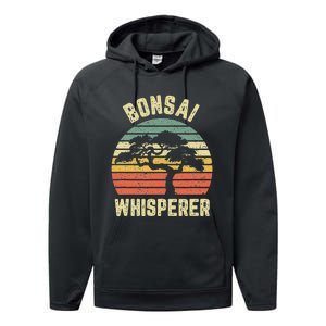 Bonsai Funny Japanese Bonsai Tree Whisperer Gift Performance Fleece Hoodie