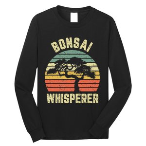 Bonsai Funny Japanese Bonsai Tree Whisperer Gift Long Sleeve Shirt