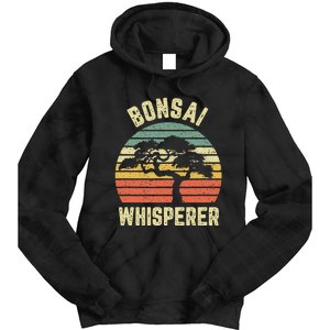 Bonsai Funny Japanese Bonsai Tree Whisperer Gift Tie Dye Hoodie