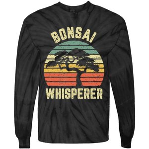 Bonsai Funny Japanese Bonsai Tree Whisperer Gift Tie-Dye Long Sleeve Shirt