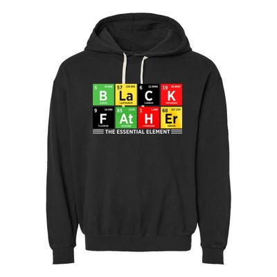 Black Father Juneteenth Essential Element Garment-Dyed Fleece Hoodie