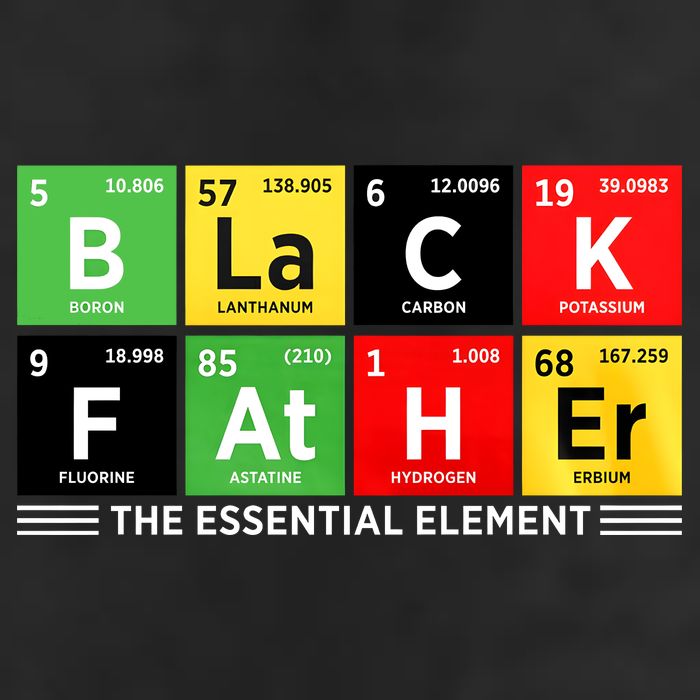 Black Father Juneteenth Essential Element 7 Panel Mesh Trucker Snapback Hat