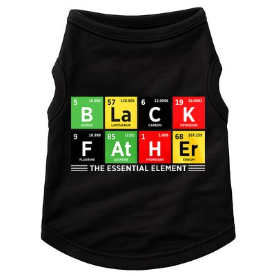 Black Father Juneteenth Essential Element Doggie Tank