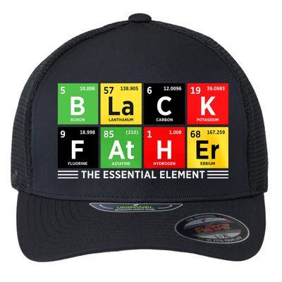 Black Father Juneteenth Essential Element Flexfit Unipanel Trucker Cap