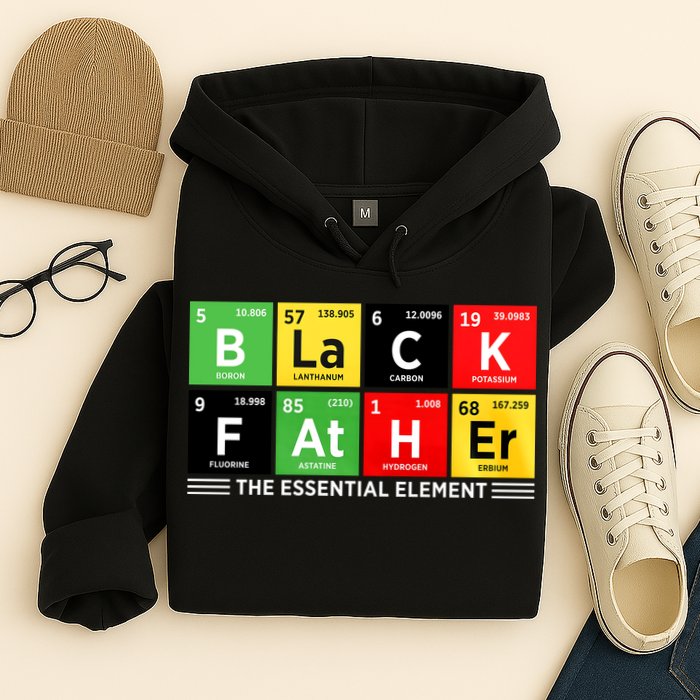 Black Father Juneteenth Essential Element Hoodie