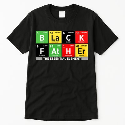 Black Father Juneteenth Essential Element Tall T-Shirt
