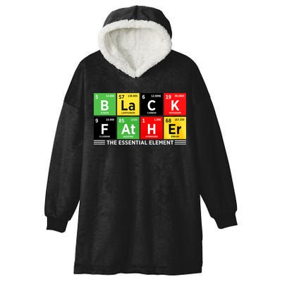 Black Father Juneteenth Essential Element Hooded Wearable Blanket