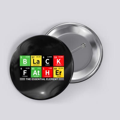 Black Father Juneteenth Essential Element Button