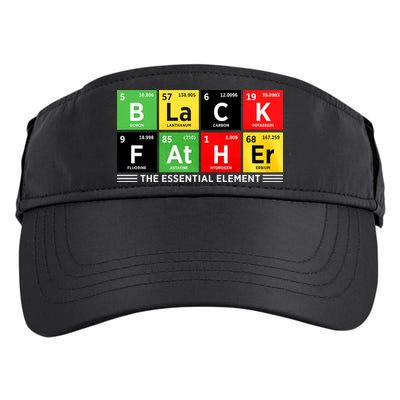 Black Father Juneteenth Essential Element Adult Drive Performance Visor