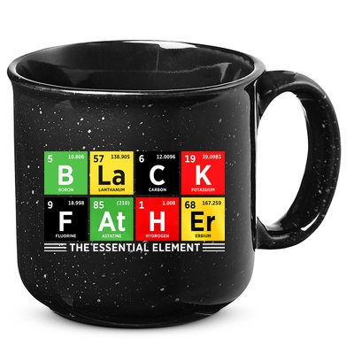 Black Father Juneteenth Essential Element 15oz Campfire Ceramic Mug