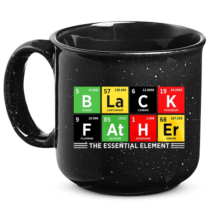 Black Father Juneteenth Essential Element 15oz Campfire Ceramic Mug