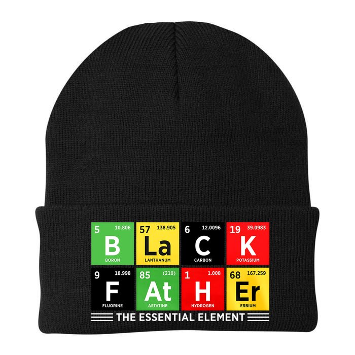 Black Father Juneteenth Essential Element Beanie