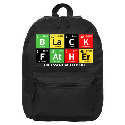 Black Father Juneteenth Essential Element 16 in Basic Backpack