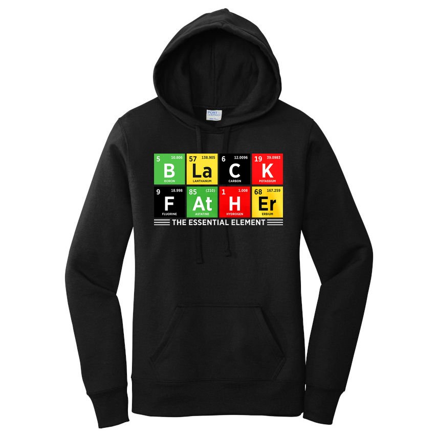 Black Father Juneteenth Essential Element Women's Pullover Hoodie