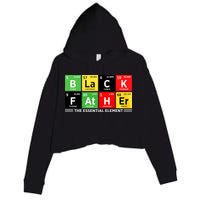 Black Father Juneteenth Essential Element Crop Fleece Hoodie