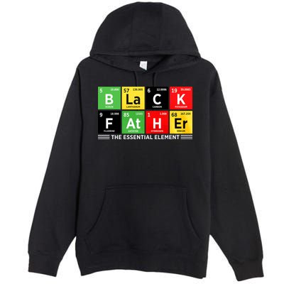 Black Father Juneteenth Essential Element Premium Pullover Hoodie