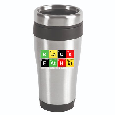 Black Father Juneteenth Essential Element 16oz Travel Tumbler