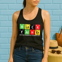 Black Father Juneteenth Essential Element Womens Tank Top