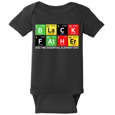 Black Father Juneteenth Essential Element Baby Bodysuit
