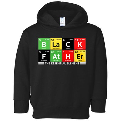 Black Father Juneteenth Essential Element Toddler Hoodie